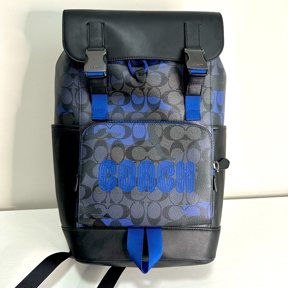 Men’s Coach backpack *wallet no longer available* Sightly used.